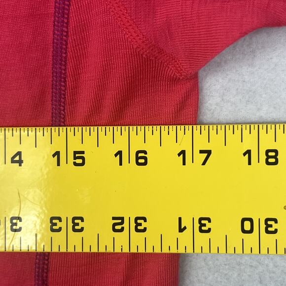 Smartwool Sweater Womens Size L Pink Quarter Zip Merino Wool Mock Neck - Picture 9 of 10